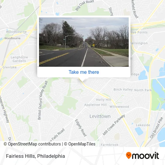 Fairless Hills map