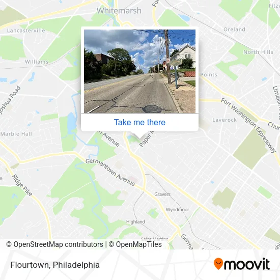 Flourtown map