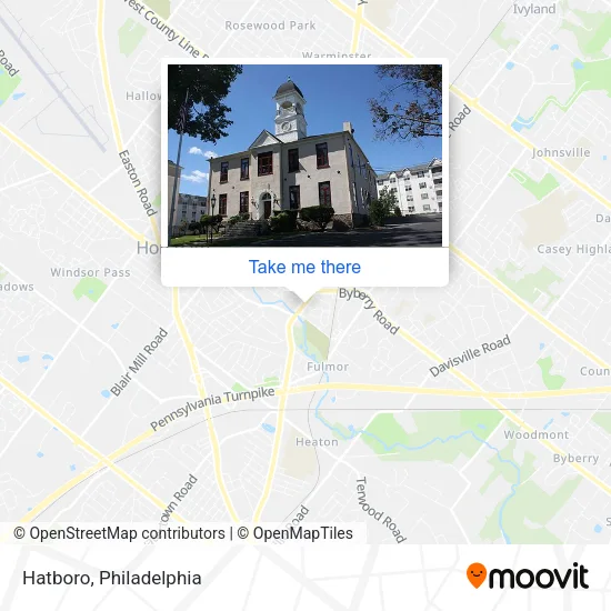 Hatboro map
