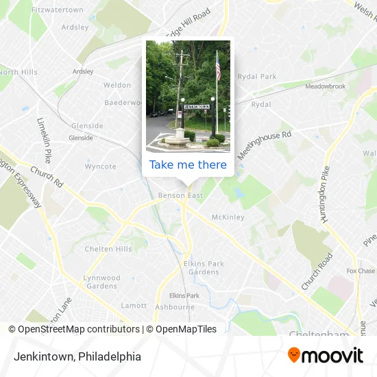 Jenkintown map