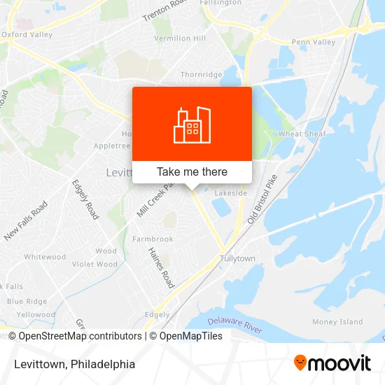Levittown map