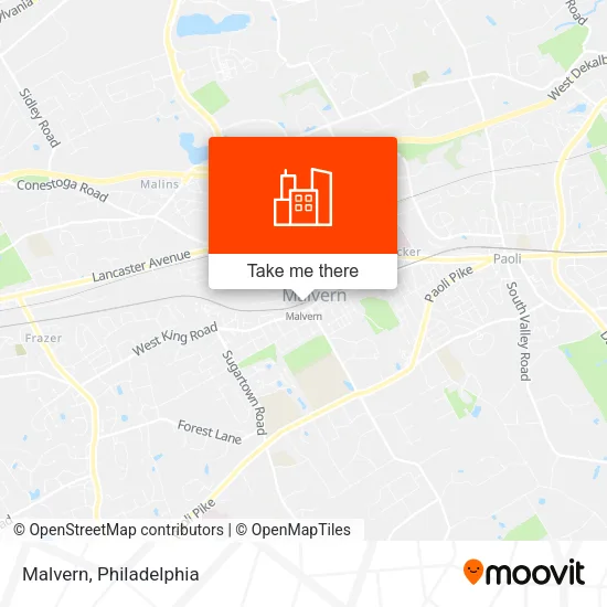 Malvern map