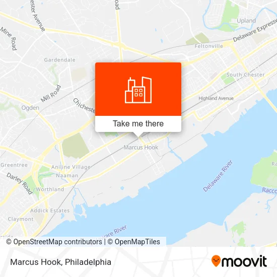 Marcus Hook map