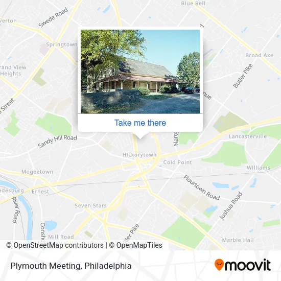 Plymouth Meeting map