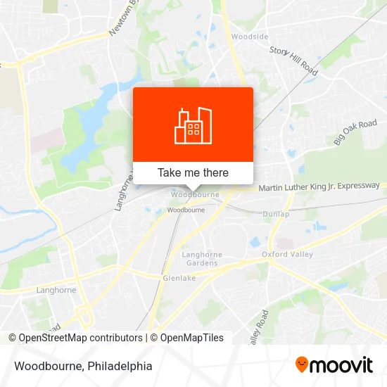 Woodbourne map