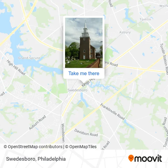 Swedesboro map