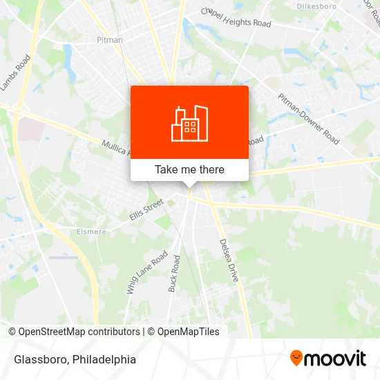 Glassboro map