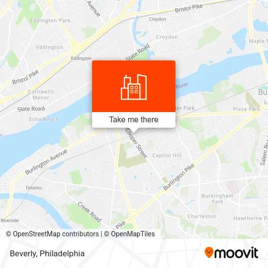 Beverly map