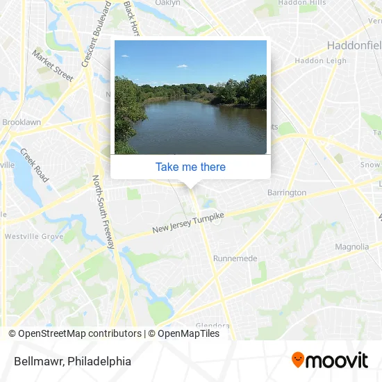 Bellmawr map