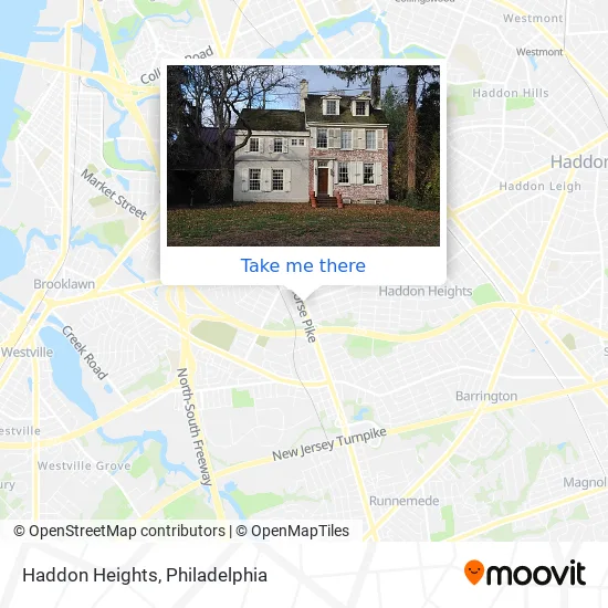 Haddon Heights map
