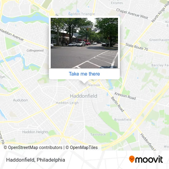 Haddonfield map