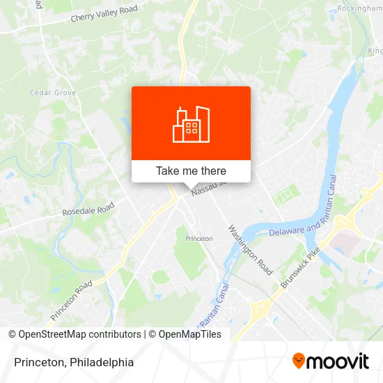 Princeton map