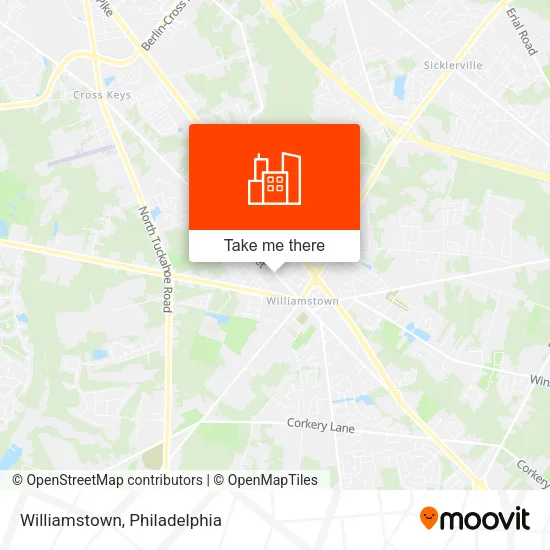 Williamstown map