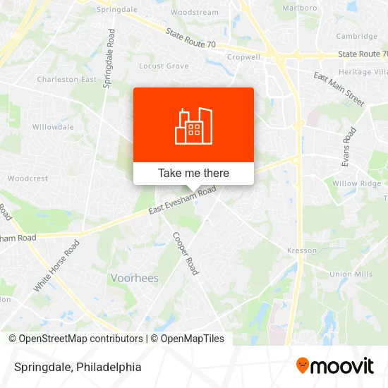 Springdale map