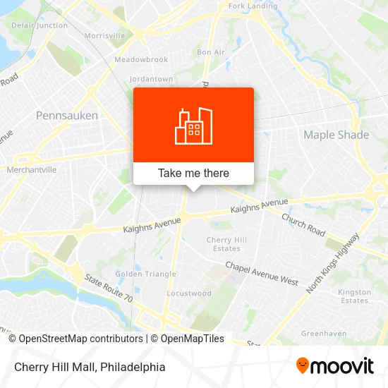 Cherry Hill Mall map