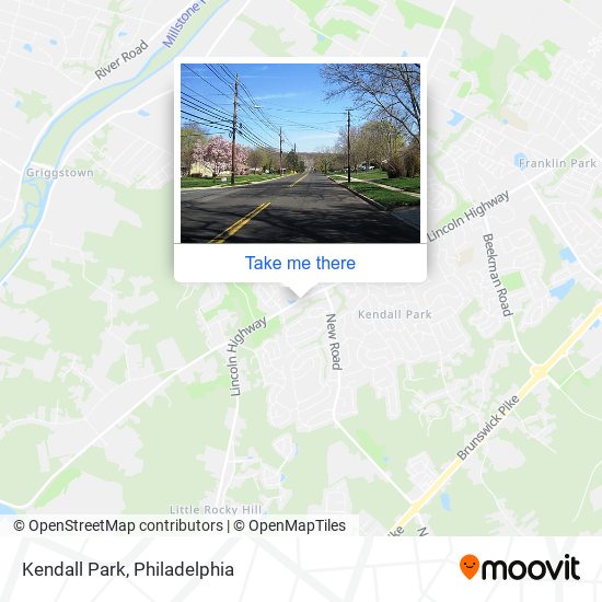 Kendall Park map