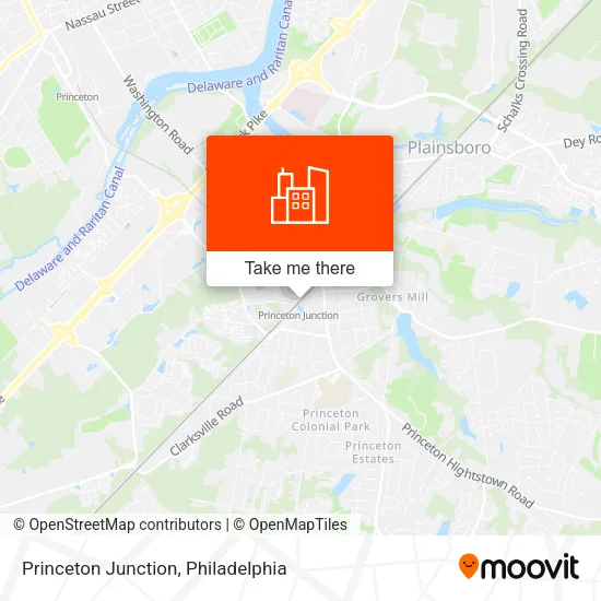 Princeton Junction map