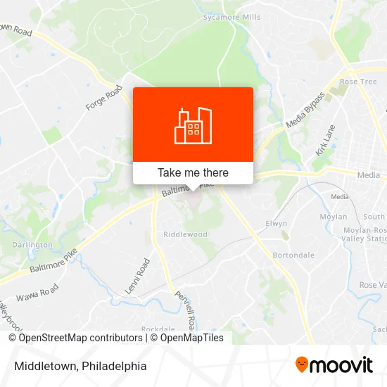 Middletown map