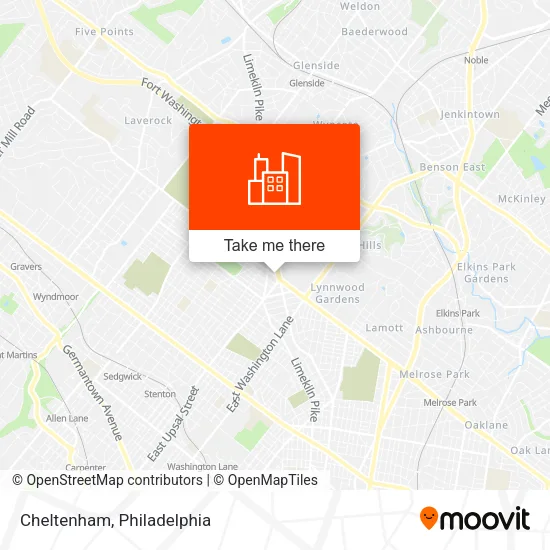 Cheltenham map