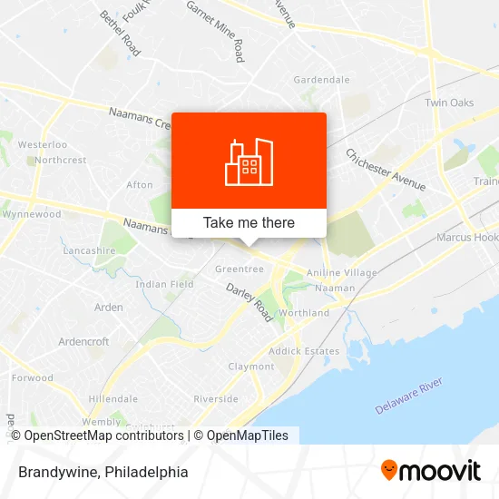 Brandywine map