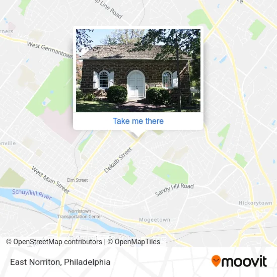 East Norriton map