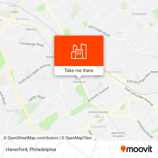 Haverford map