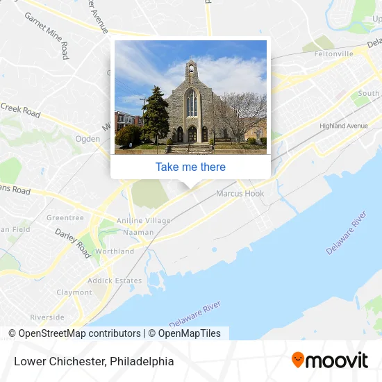 Lower Chichester map