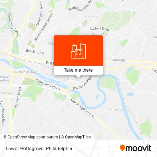 Lower Pottsgrove map