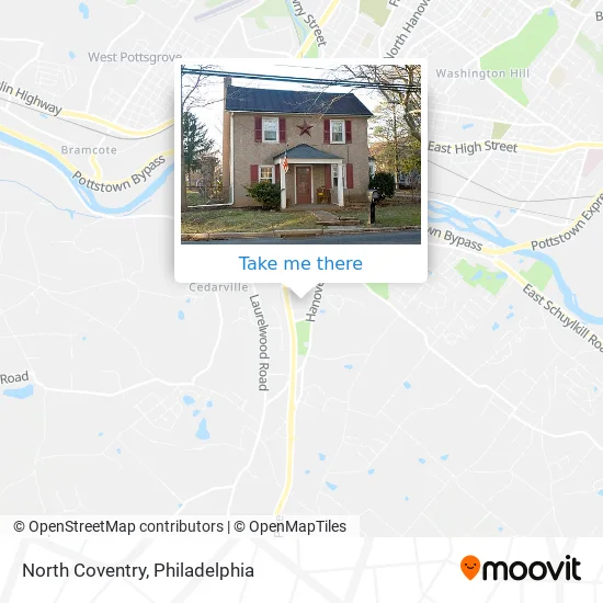 North Coventry map