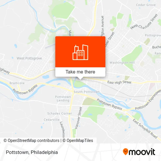 Pottstown map