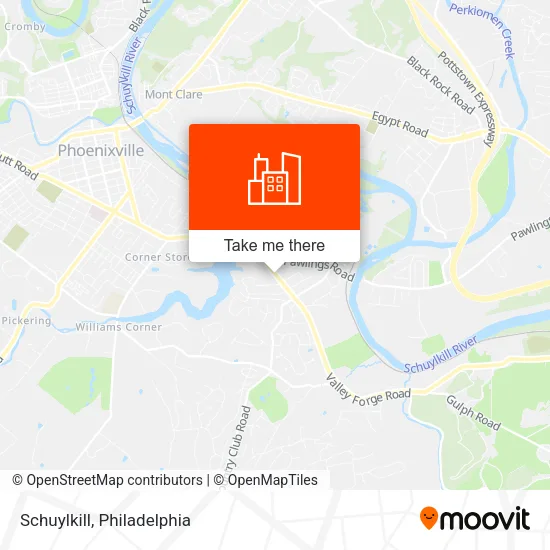 Schuylkill map