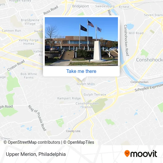 Upper Merion map