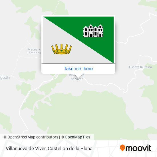 mapa Villanueva de Viver