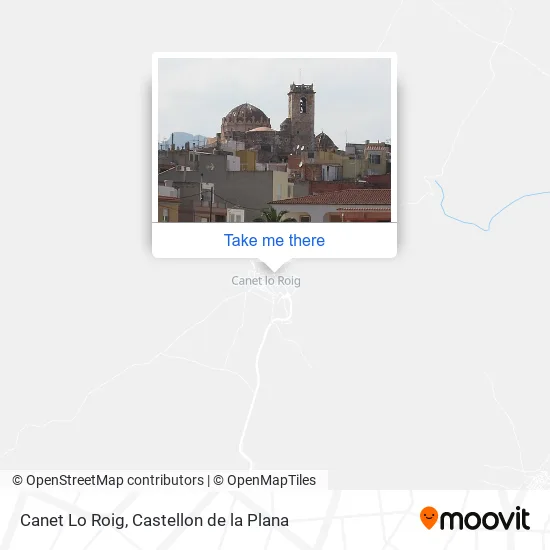 Canet Lo Roig map