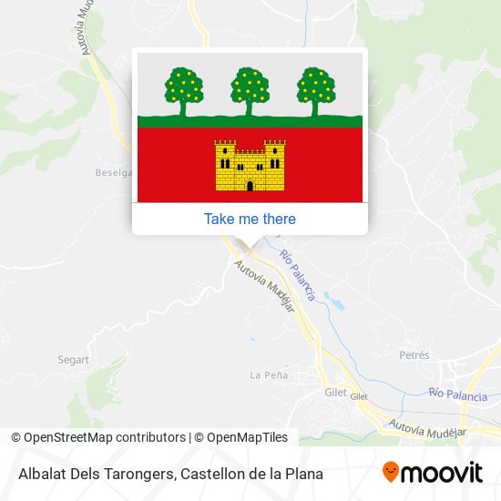 Albalat Dels Tarongers map