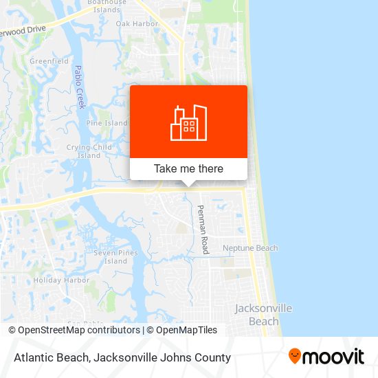 Atlantic Beach map