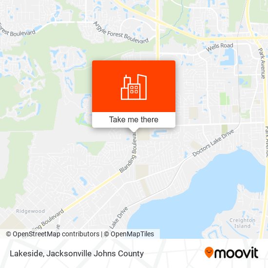 Lakeside map