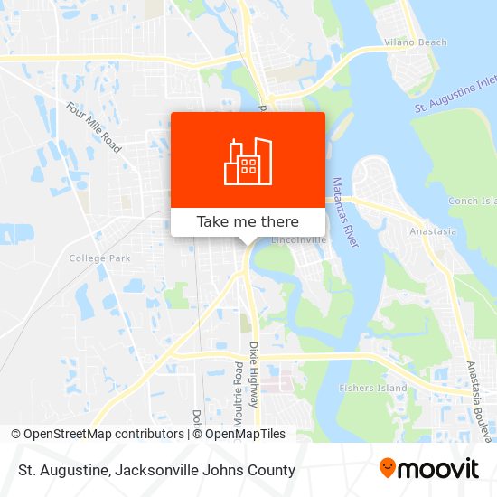 St. Augustine map