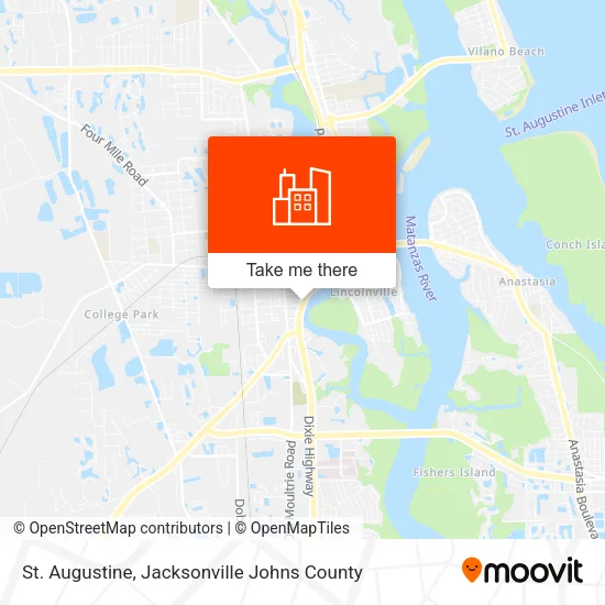 St. Augustine map