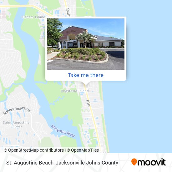 St. Augustine Beach map