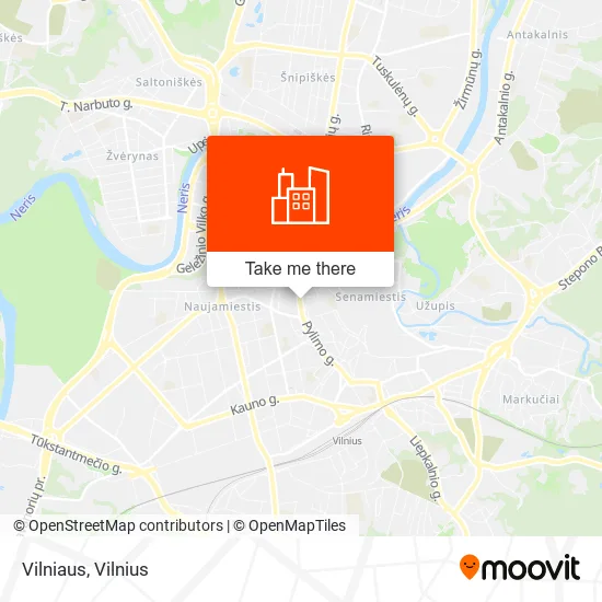 Карта Vilniaus