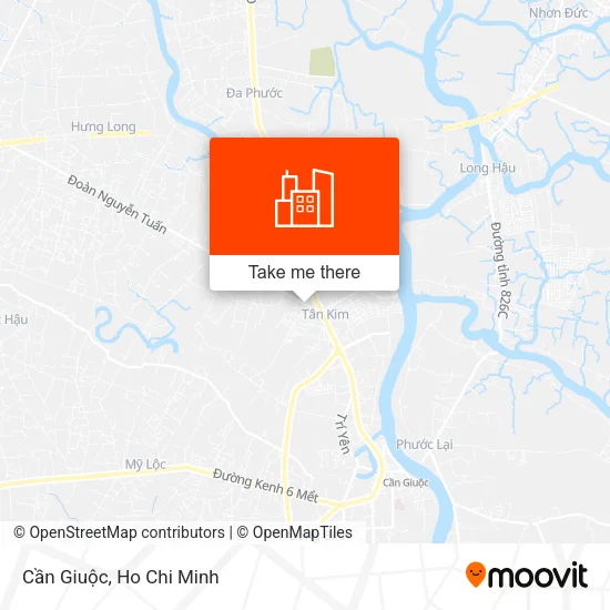 Cần Giuộc map