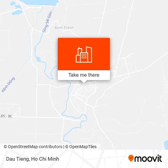 Dau Tieng map