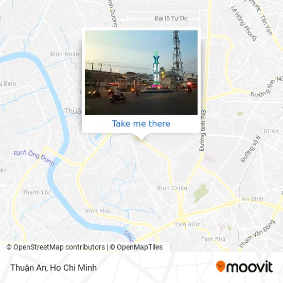 Thuận An map