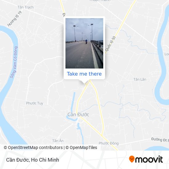 Cần Đước map