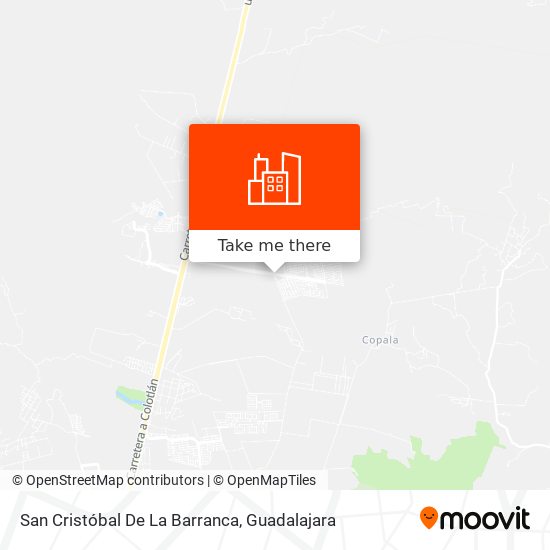 San Cristóbal De La Barranca map