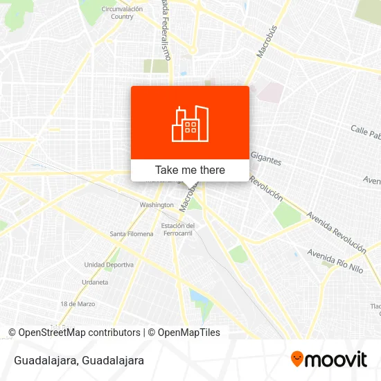 Guadalajara map