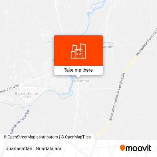 Juanacatlán map