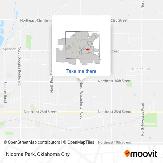 Nicoma Park map