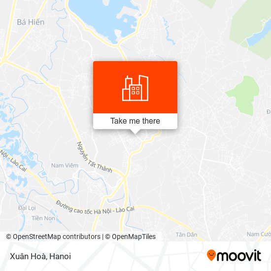 Xuân Hoà map
